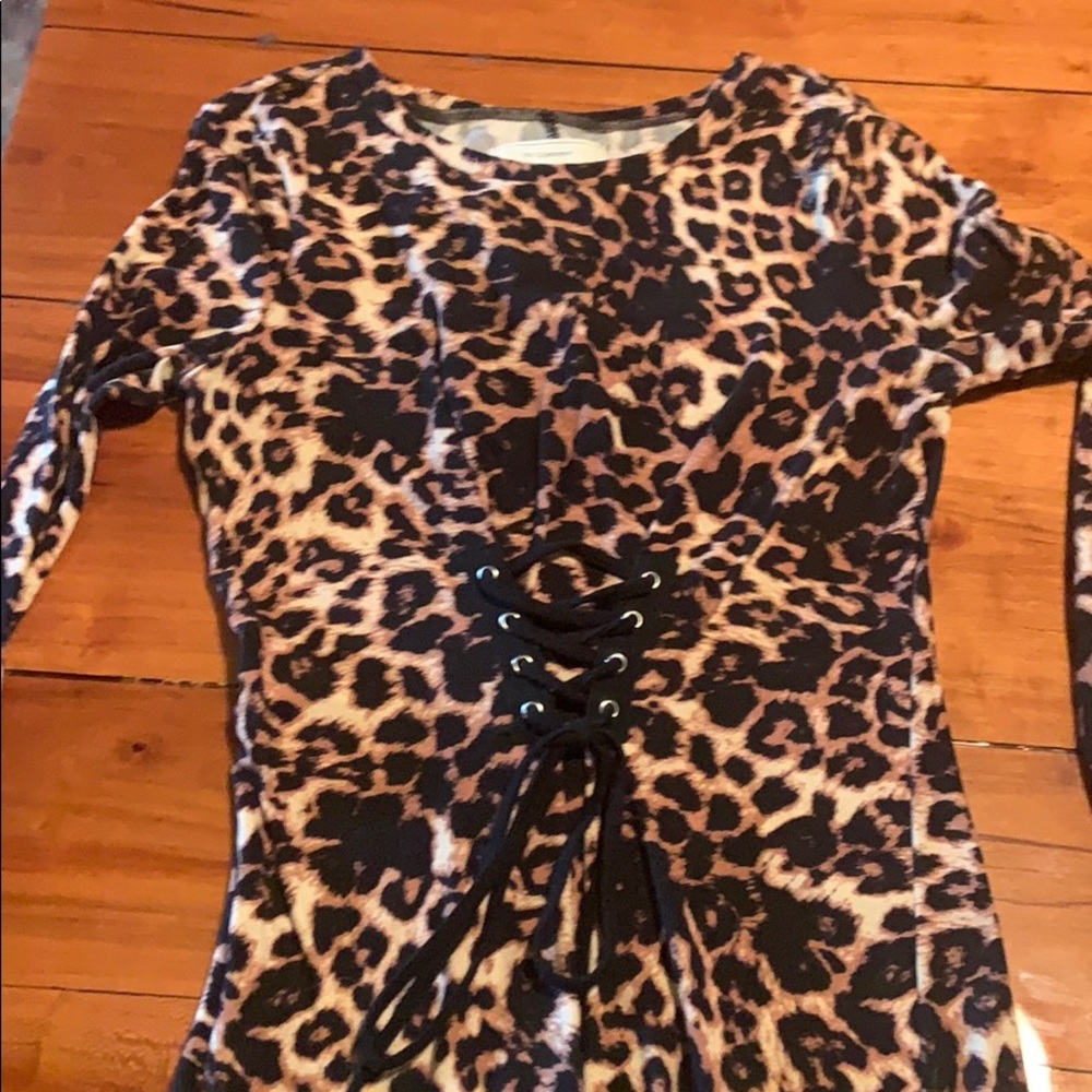 cheetah print dress